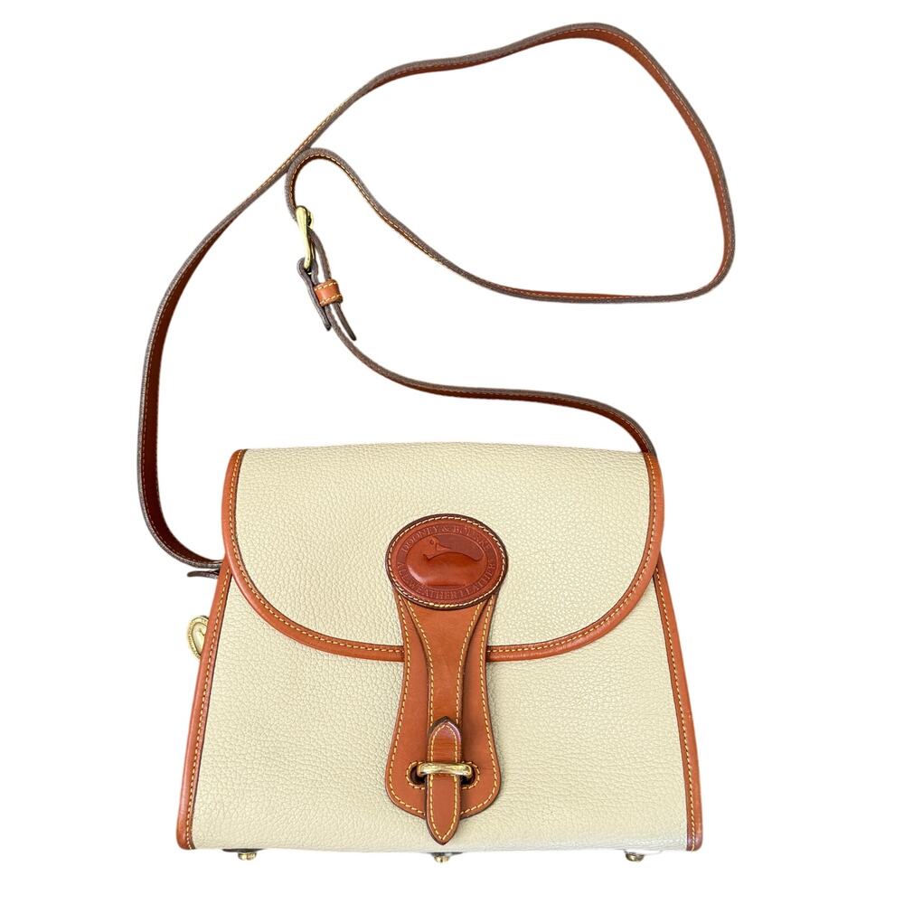 Vintage 90s Dooney & Bourke All-Weather Leather Essex Bag (FLAWED)